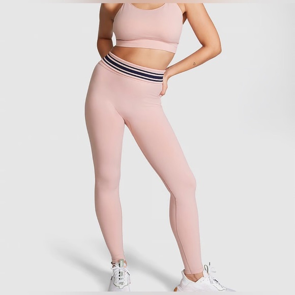 PINK Victoria's Secret Pants - VS PINK FLIP IT SEAMLESS FOLDOVER LEGGINGS SIZE LARGE